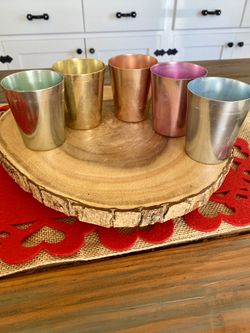 Vintage Aluminum Cups