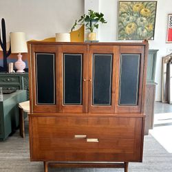 Variety Of MCM / Mid Century Armoire / Wood Upright Dressers