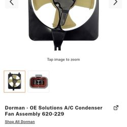 1(contact info removed) Honda A/C Condenser Fan Assembly