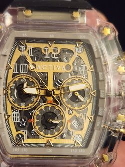 New Activa Fury By Invicta Skeleton Dial 44.3mm Watch