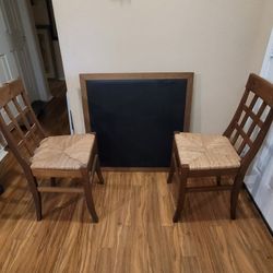 Antique Table And Chairs (2)