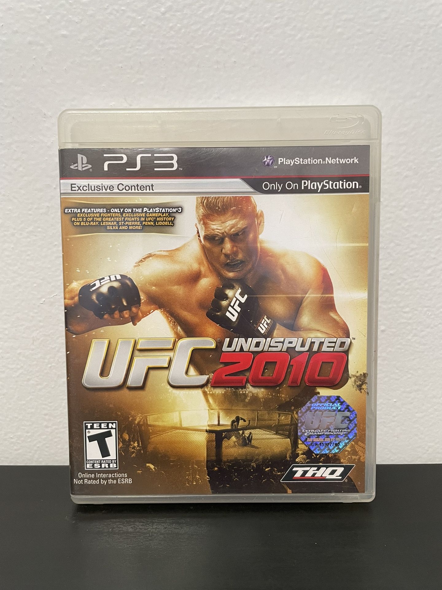UFC Undisputed 2010 PS3 Like New w/ Collector’s Booklet PlayStation 3 MMA Game