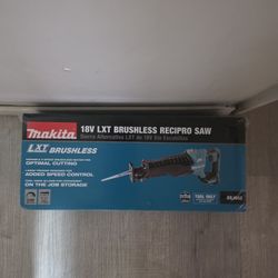 Makita XRJ05Z 18V LXT Lithium-Ion Brushless Cordless Recipro Saw, Tool Only