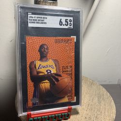 1996-97 upper deck R10 Kobe Bryant rookie exclusives SGC 6.5