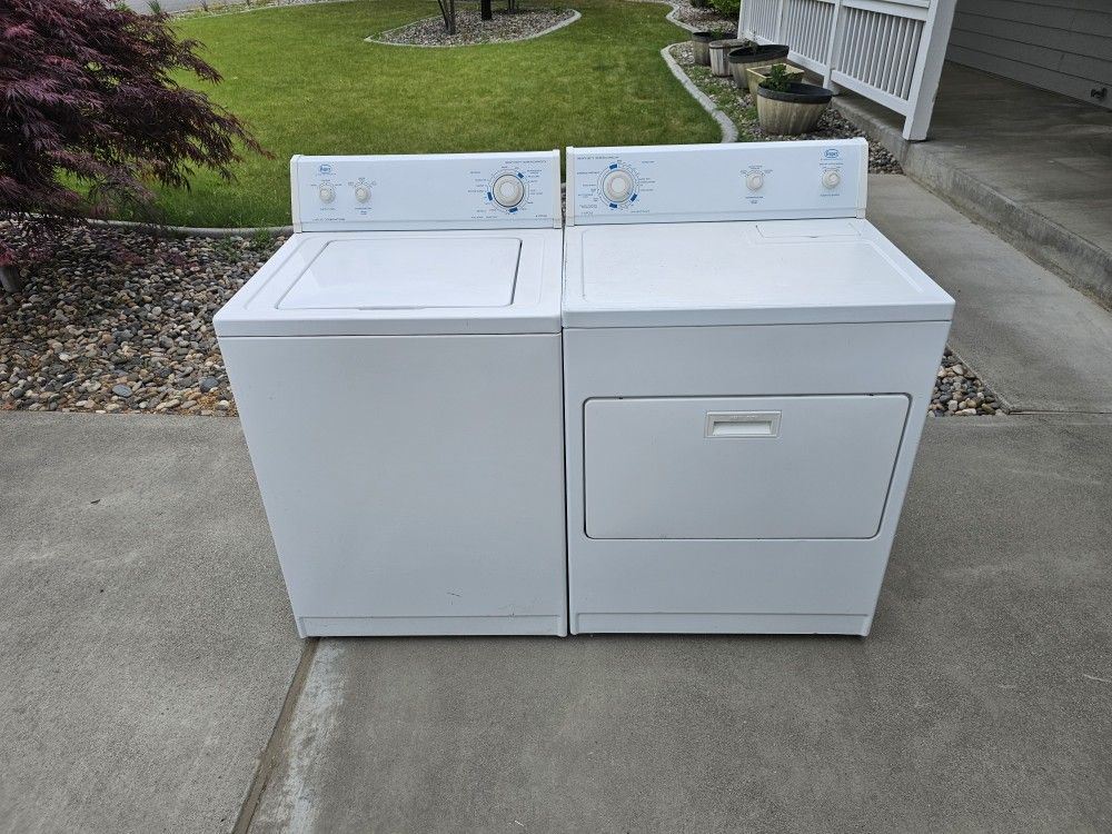 Roper washer and dryer