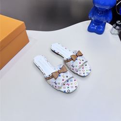 Women Rainbow Bow Sandals 