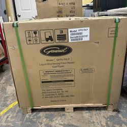 General  Floor Model Deep Dryer Liquid Propane 