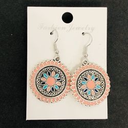 Boho/Bohemian Vintage Dangle Earrings With Retro Design NEW