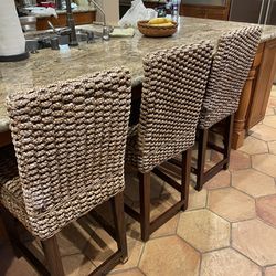 Wicker Counter Stools 