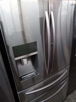 Samsung stainless steel four-door french door refrigerator - Free delivery