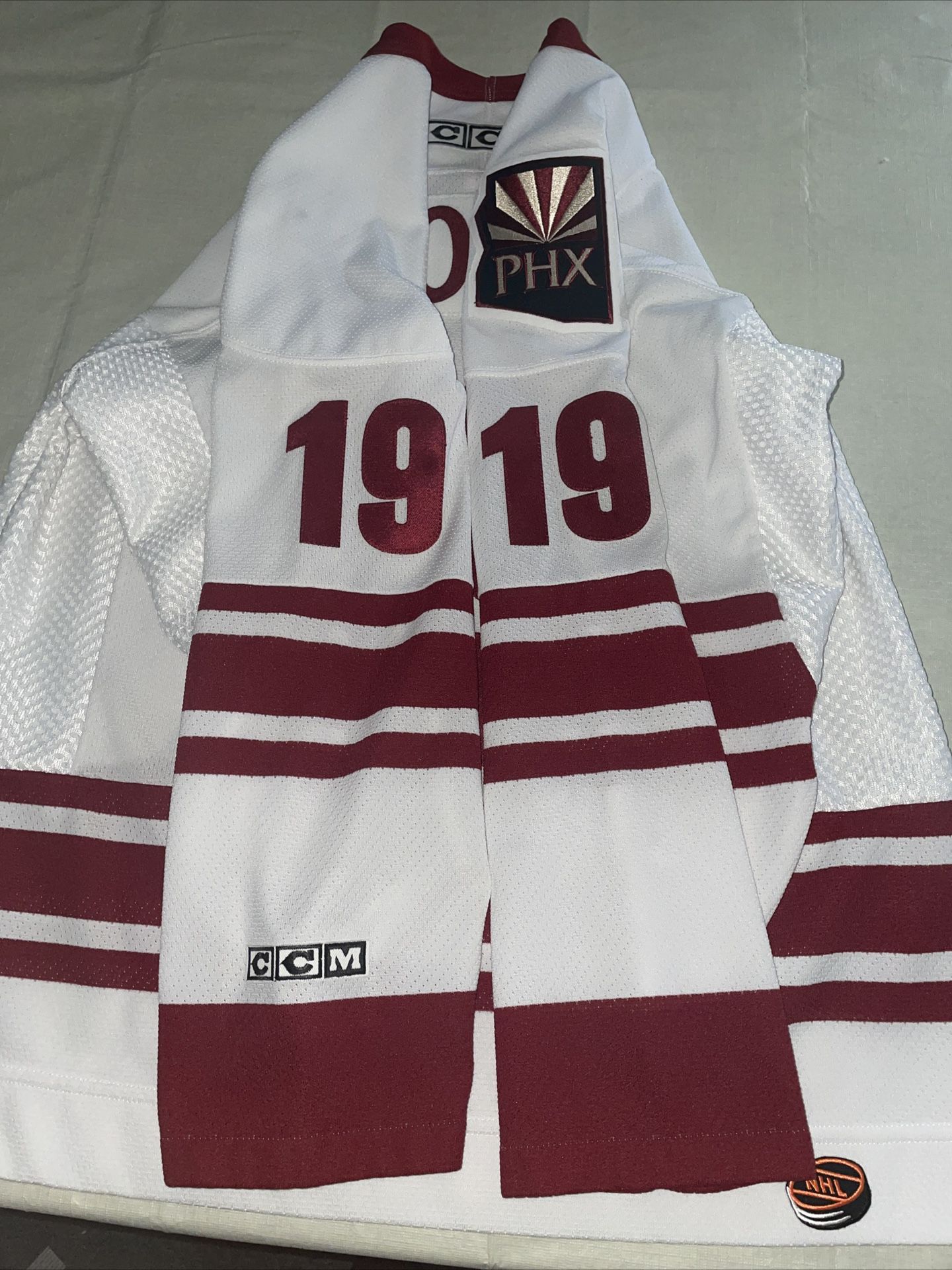 Phoenix Coyotes 2003 Shane Doan Jersey CCM white Adult Medium W Auto Clean  Mic for Sale in Rochester, MI - OfferUp