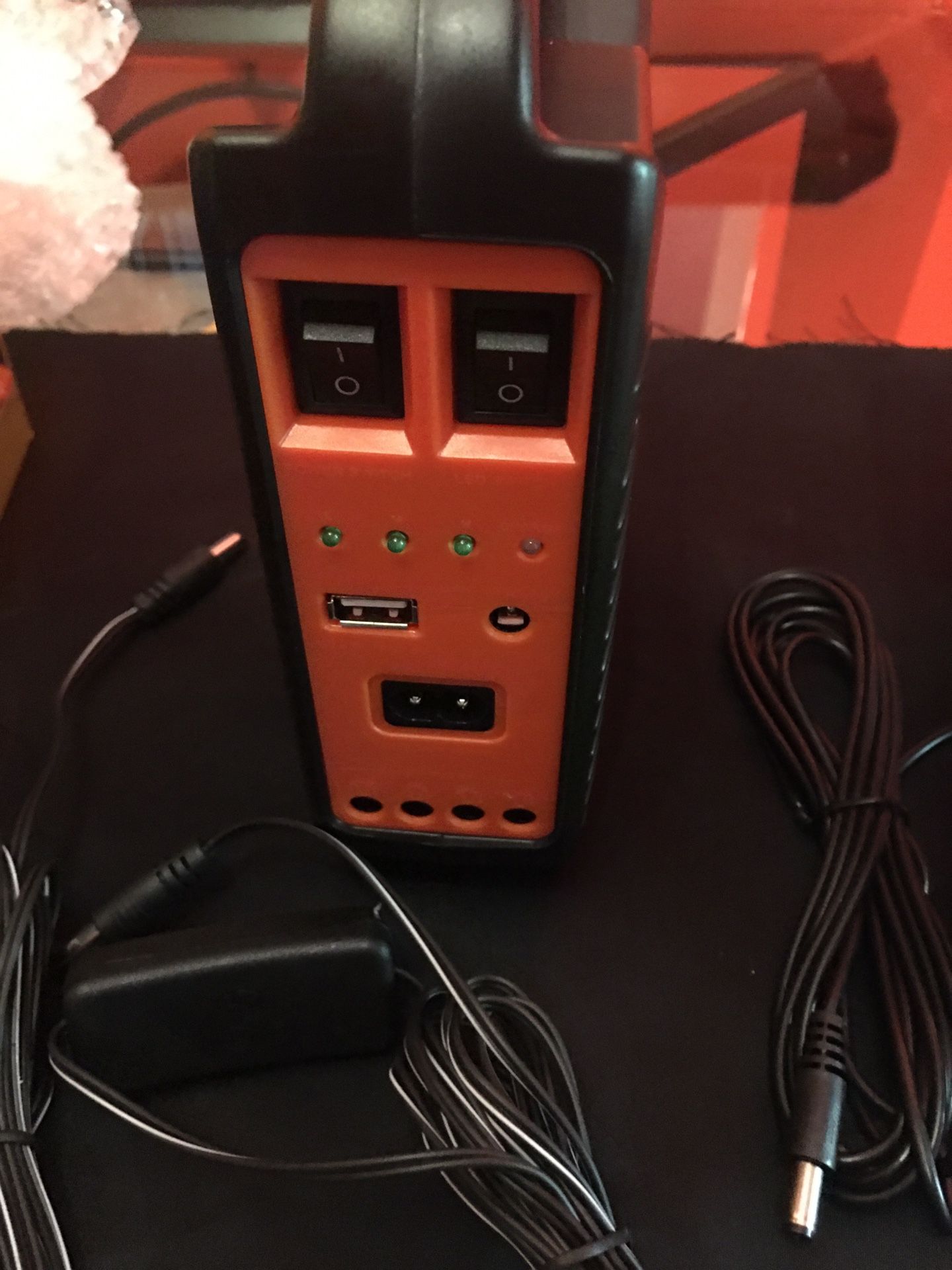 Solar panel lighting system with Bluetooth speaker