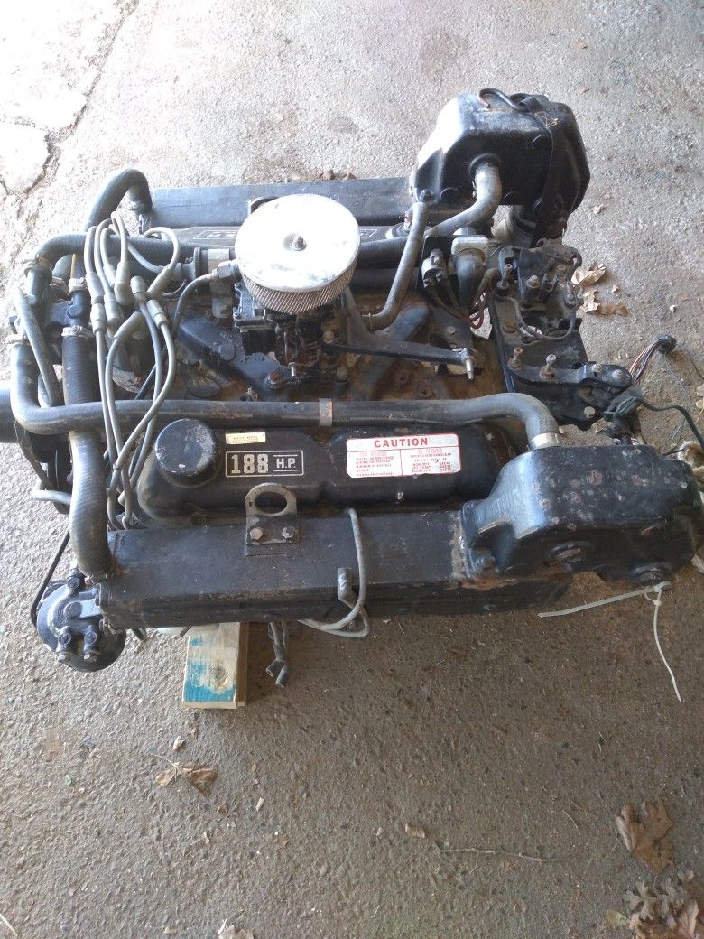 Mercruiser 188 Hp Boat Motor Complete 