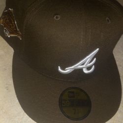 Atlanta Braves baseball team fitted hat