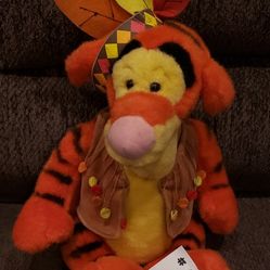Thanksgiving Indian Tigger Plush 