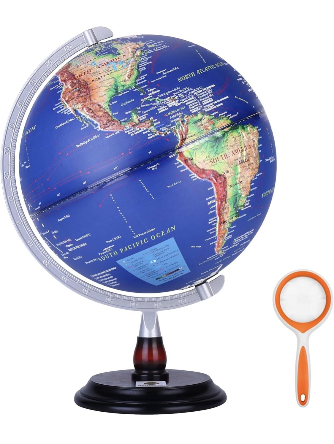 World Globe with LED Light