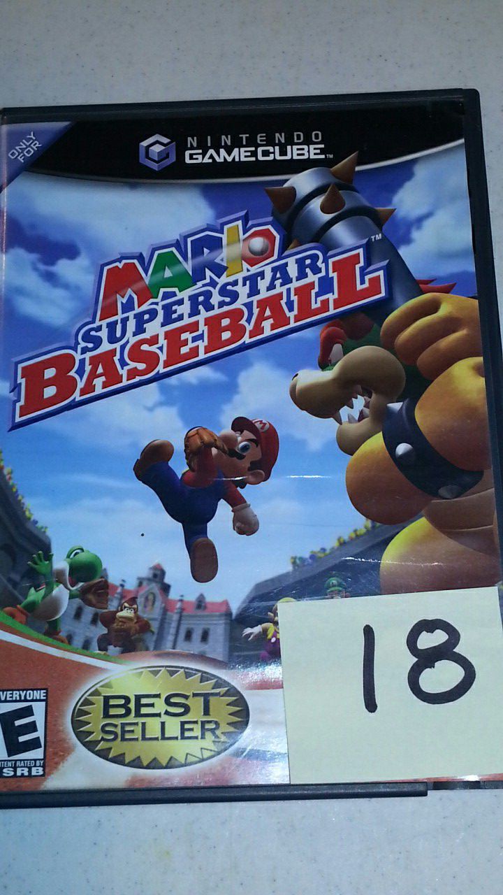 Mario Superstar baseball for GameCube