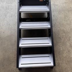 Lippert 791574 26 Inch Premium Quad RV Solid Step for 25-28.9 Inch Doors