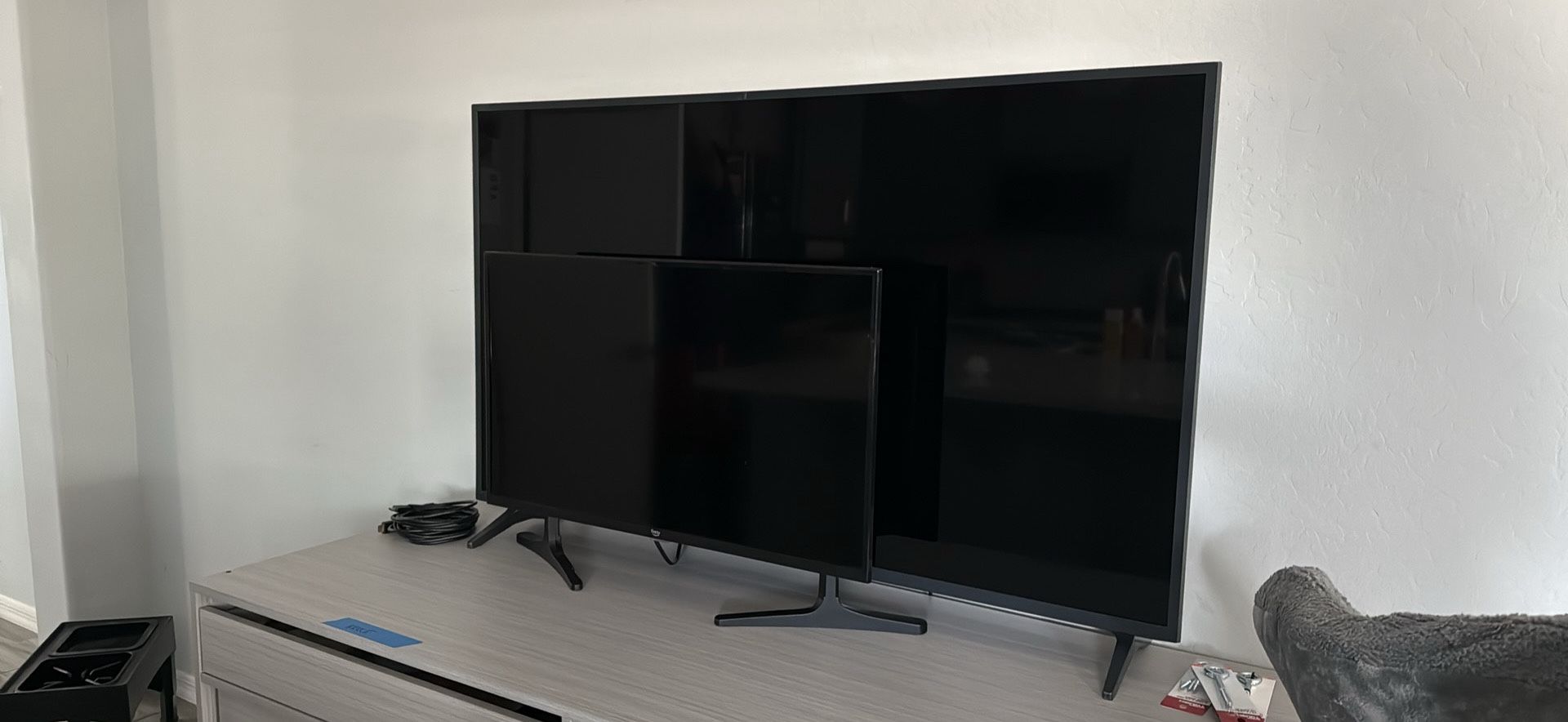 2 TVs! 55” LG TV And 32” FireTV
