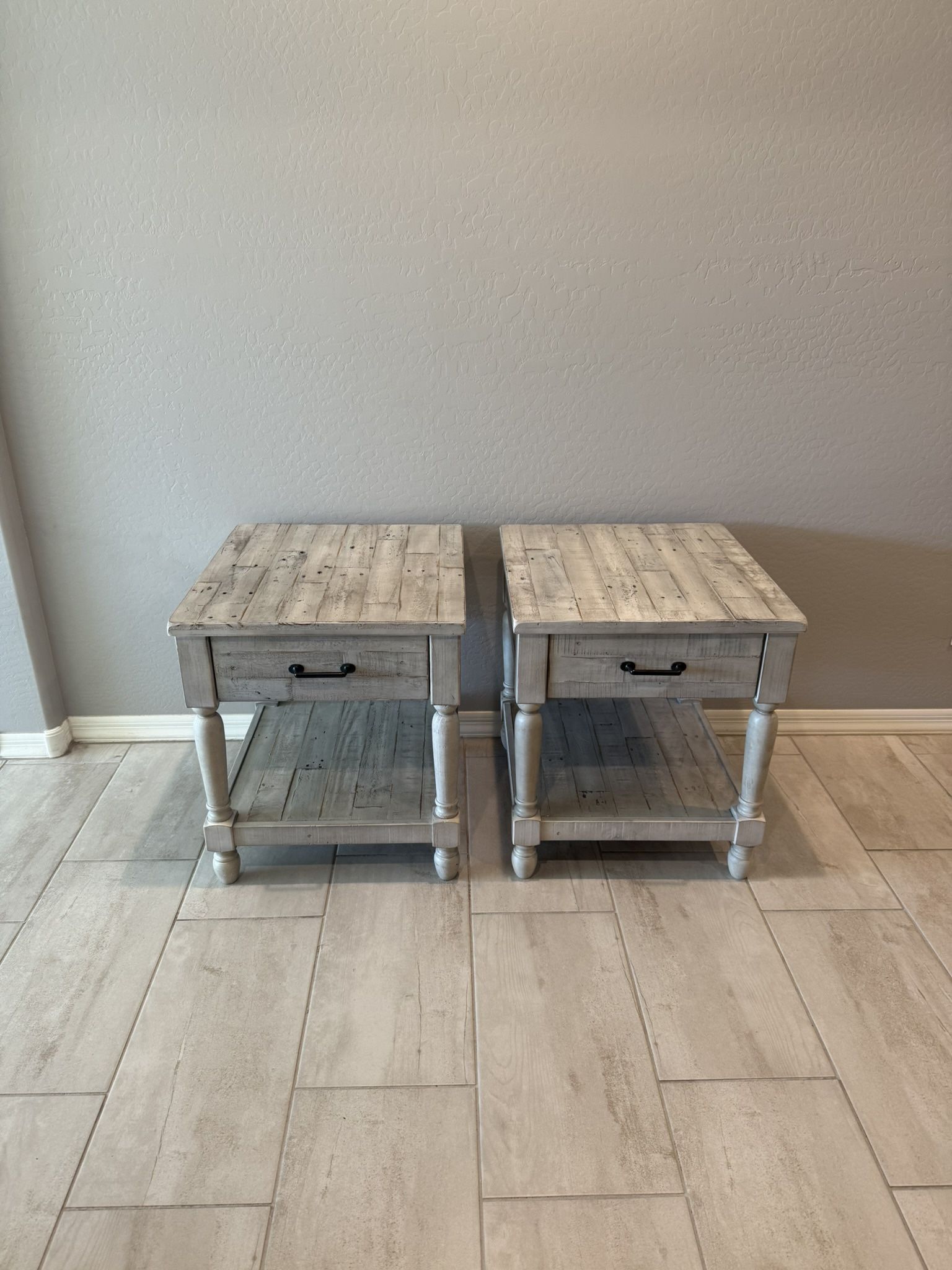 2 End Tables And Table From American Furniture