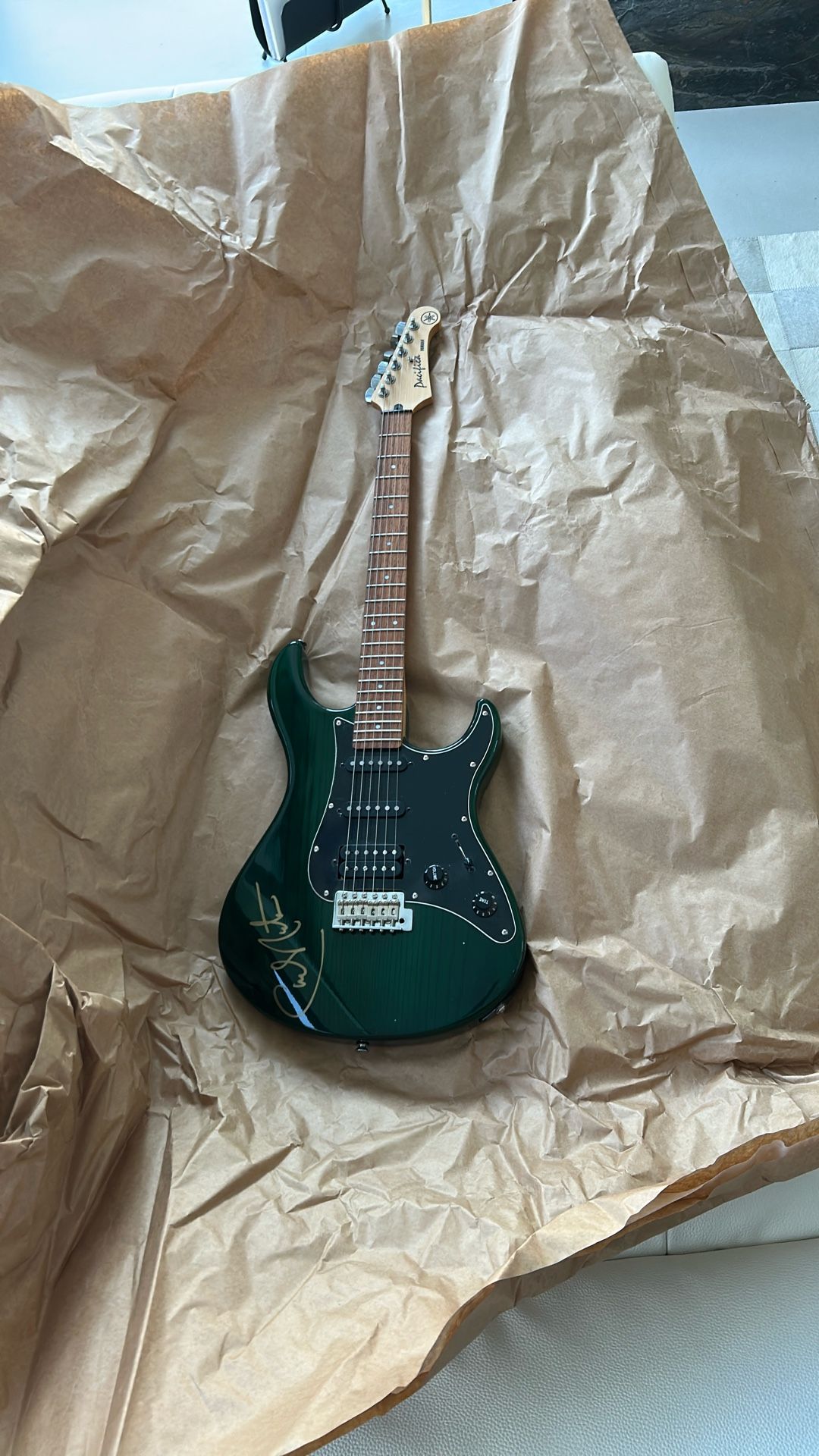 Yamaha Pacifica Signed By Carlos Santana