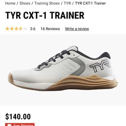TYR CXT -1 Trainer men’s shoes 11.5