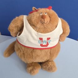 Vintage 1986 "Chuck The Physi-Cat" from the Hallmark Purrsonality Cats Series ~ 10" Plush 