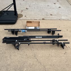 Bike And Ski Roof Racks- 2 Sets