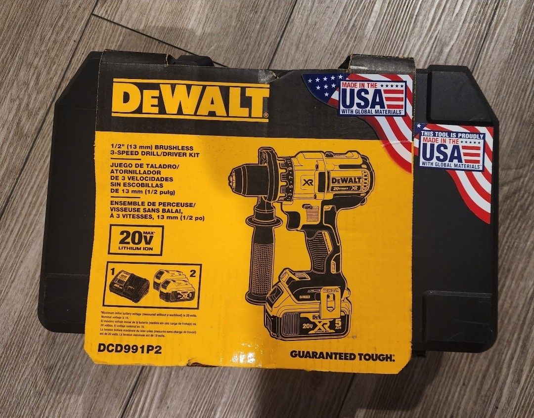New DEWALT 20V MAX XR Drill/Driver