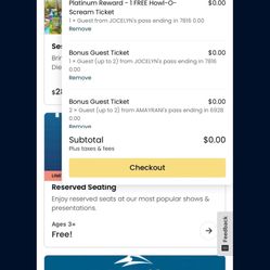 4 Tickets For Sea World