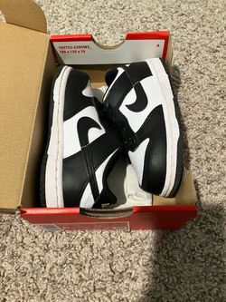 Nike Dunk Low Toddler Sneakers Black White