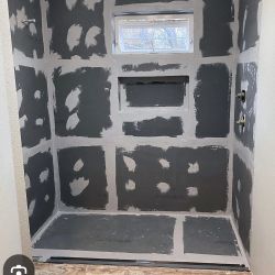 Cement Shower Board.  Hydro-block 