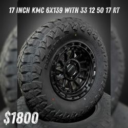 New Wheels And Tires 17" 6x139 33//17 RT $1800 