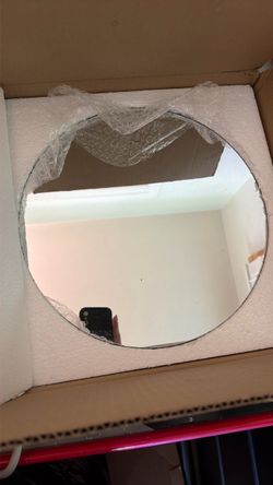12 pk wedding center mirror plates with number peices