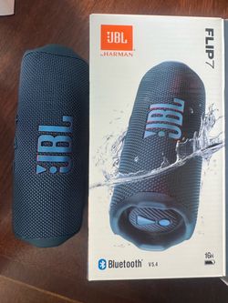 JBL FLIP 7 Portable Bluetooth Speaker Blue NEW