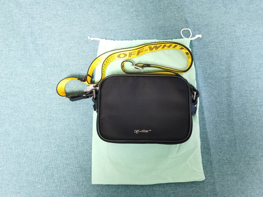 Off-White Nylon Crossbody Bag