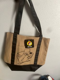 Bucees black mini tote