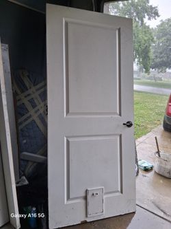 Interior Cat / Doggie Door- Whire