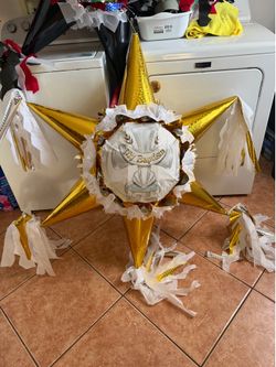 My baptism bola star pinata