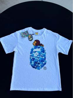BAPE Baby Milo Blue Camo Graphic T-Shirt