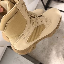 Tan Bates Military Boots
