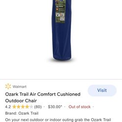 Two Air Comfort Chair For Sale Ozark Trail