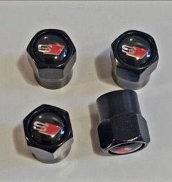 For Audi S-Line Tire Valve Caps