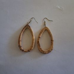 Custom Made Wooden Earrings 