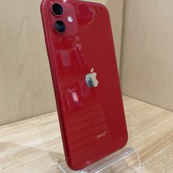 I Phone 11 64GB Red Factory Unlocked Used Like New