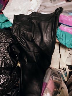 Real Leather Men Pants
