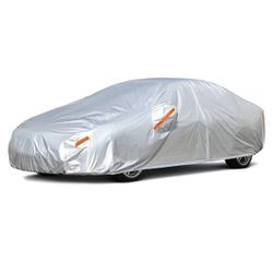Kayme Car Covers for Automobiles Waterproof All Weather Sun Uv Rain Protection with Zipper Mirror Pocket Fit Sedan (186 to 193 Inch) 3XL

 NEW
