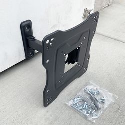 (NEW) $12 Universal TV Wall Mount 17-42 Inches Swivel Tilt Bracket, Max 55 Lbs 