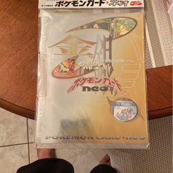 Sealed Neo Genesis Binder