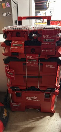 Milwaukee Packout 6Pc set up